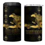 Afro-Haitians Ayiti Cherie 4 in 1 Can Cooler Tumbler Haiti Map Kanson Wouj Veve Vodou