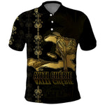 Afro-Haitians Ayiti Cherie Polo Shirt Haiti Map Kanson Wouj Veve Vodou