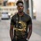 Afro-Haitians Ayiti Cherie Polo Shirt Haiti Map Kanson Wouj Veve Vodou