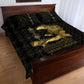 Afro-Haitians Ayiti Cherie Quilt Bed Set Haiti Map Kanson Wouj Veve Vodou
