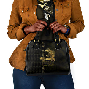 Afro-Haitians Ayiti Cherie Shoulder Handbag Haiti Map Kanson Wouj Veve Vodou