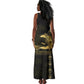 Afro-Haitians Ayiti Cherie Tank Maxi Dress Haiti Map Kanson Wouj Veve Vodou