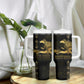Afro-Haitians Ayiti Cherie Tumbler With Handle Haiti Map Kanson Wouj Veve Vodou