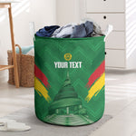 Cameroon Football Custom Laundry Basket Reunification Monument Les Lionnes Indomptables