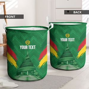 Cameroon Football Custom Laundry Basket Reunification Monument Les Lionnes Indomptables