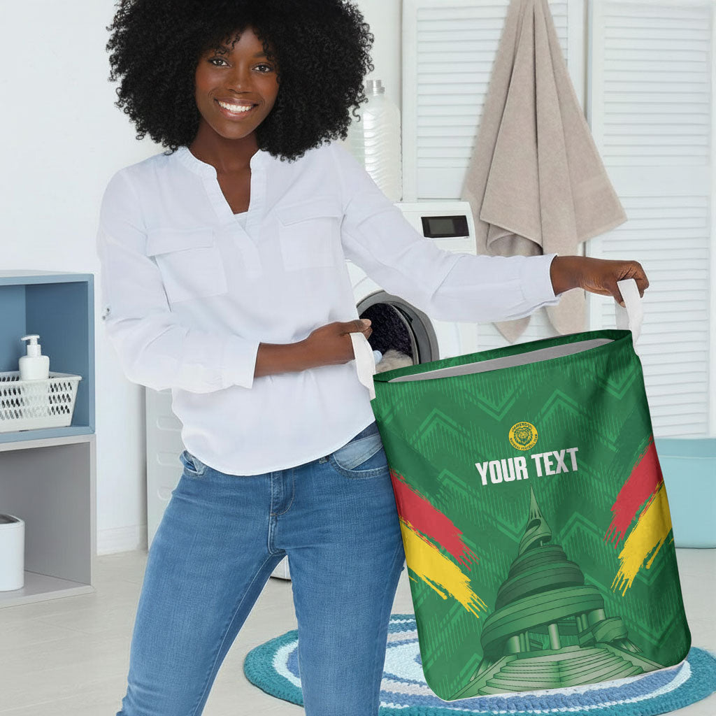 Cameroon Football Custom Laundry Basket Reunification Monument Les Lionnes Indomptables