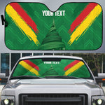 Cameroon Football Custom Auto Sun Shade Reunification Monument Les Lionnes Indomptables