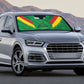 Cameroon Football Custom Auto Sun Shade Reunification Monument Les Lionnes Indomptables