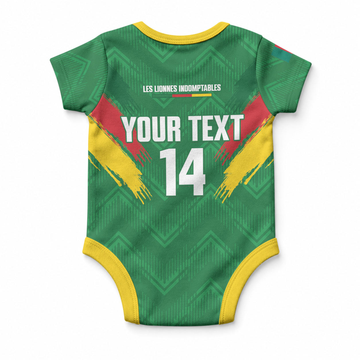 Cameroon Football Custom Baby Onesie Reunification Monument Les Lionnes Indomptables