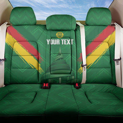 Cameroon Football Custom Back Car Seat Cover Reunification Monument Les Lionnes Indomptables
