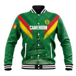 Cameroon Football Custom Baseball Jacket Reunification Monument Les Lionnes Indomptables