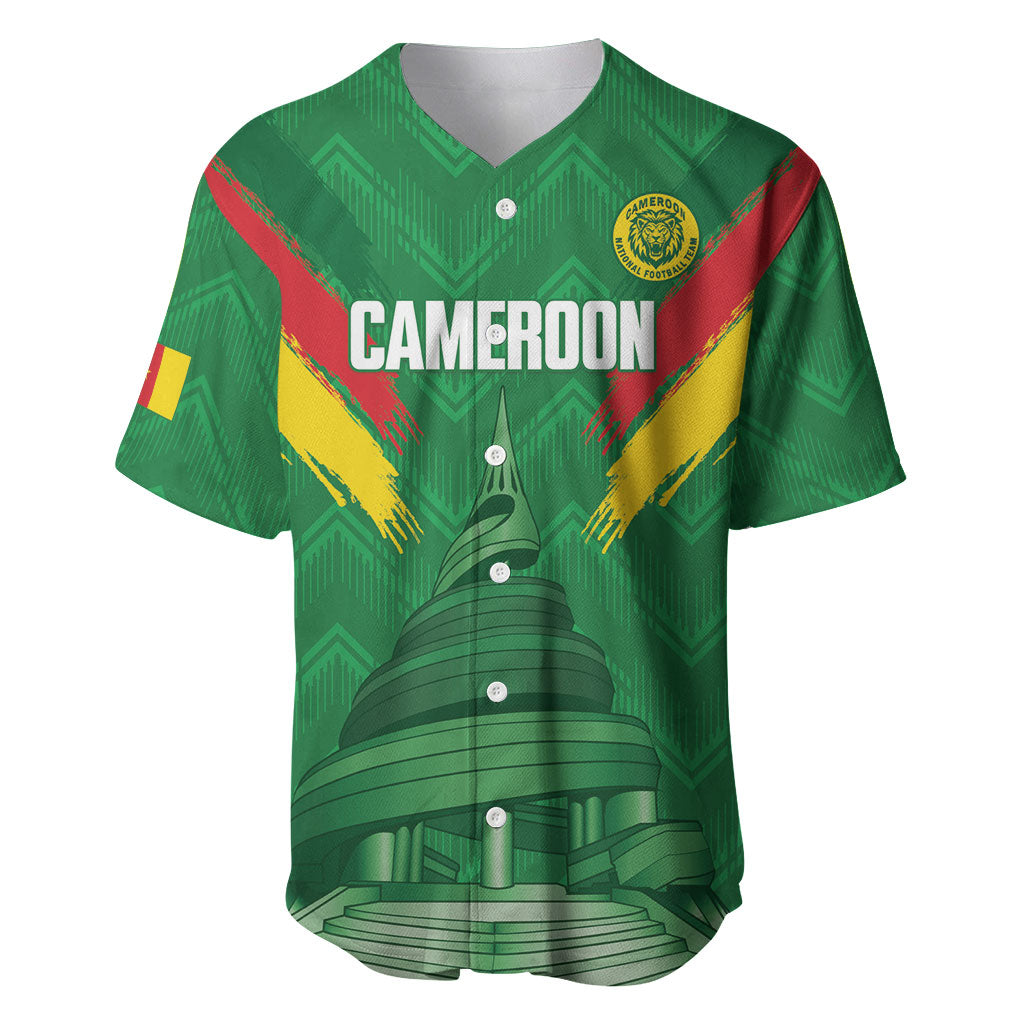 Cameroon Football Custom Baseball Jersey Reunification Monument Les Lionnes Indomptables