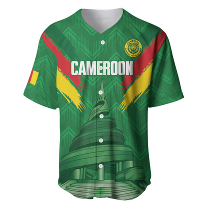 Cameroon Football Custom Baseball Jersey Reunification Monument Les Lionnes Indomptables