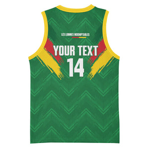 Cameroon Football Custom Basketball Jersey Reunification Monument Les Lionnes Indomptables