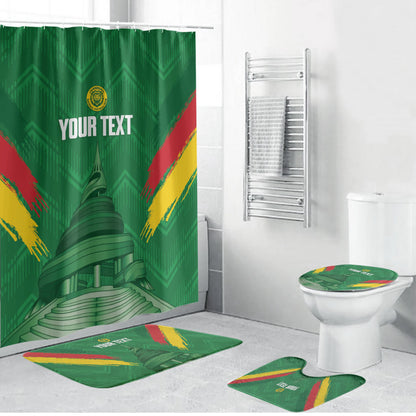 Cameroon Football Custom Bathroom Set Reunification Monument Les Lionnes Indomptables