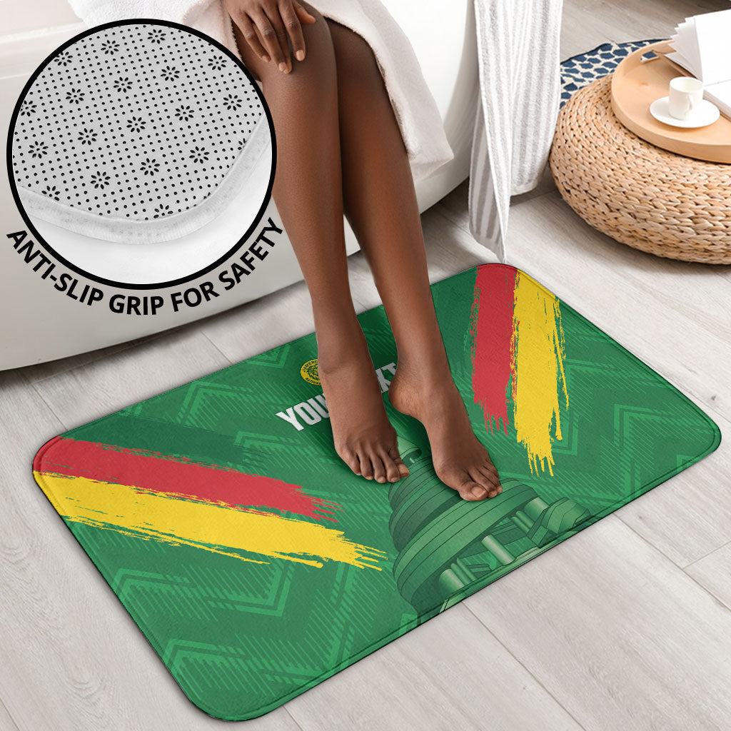 Cameroon Football Custom Bathroom Set Reunification Monument Les Lionnes Indomptables
