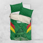 Cameroon Football Custom Bedding Set Reunification Monument Les Lionnes Indomptables