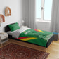 Cameroon Football Custom Bedding Set Reunification Monument Les Lionnes Indomptables