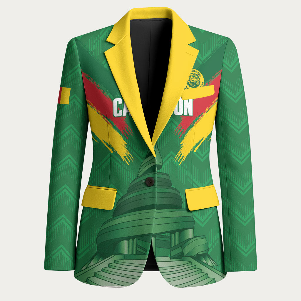Cameroon Football Custom Blazer Reunification Monument Les Lionnes Indomptables