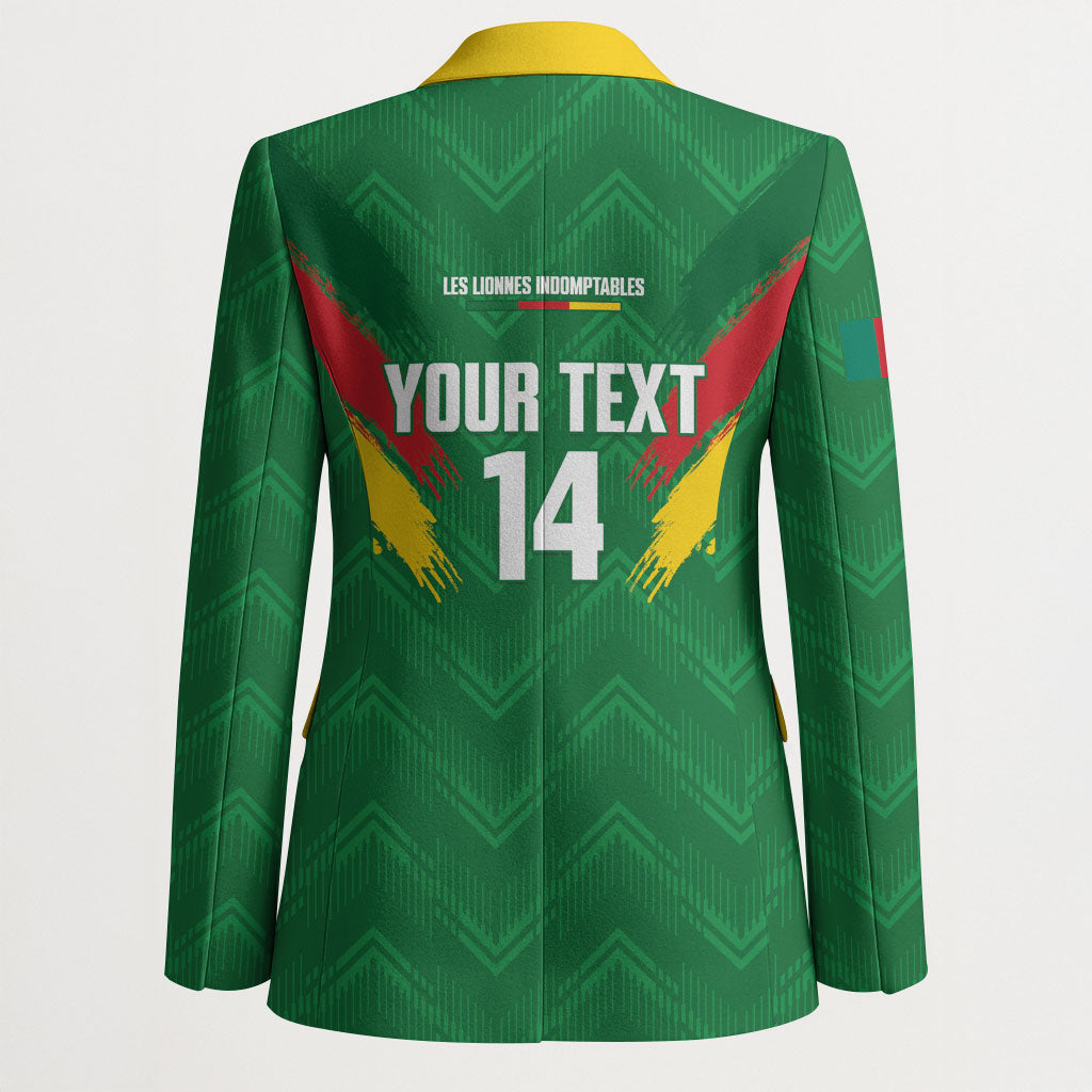 Cameroon Football Custom Blazer Reunification Monument Les Lionnes Indomptables