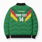 Cameroon Football Custom Bomber Puffer Jacket Reunification Monument Les Lionnes Indomptables