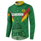 Cameroon Football Custom Button Sweatshirt Reunification Monument Les Lionnes Indomptables