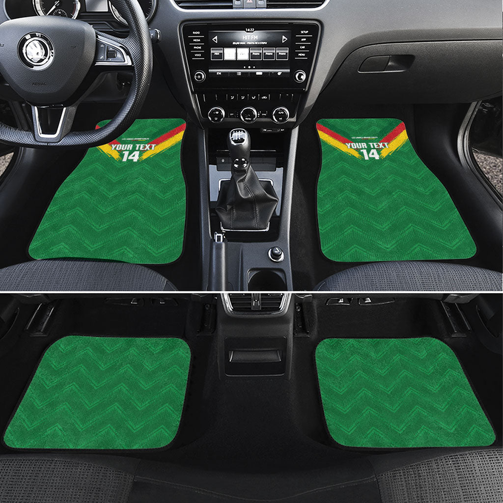 Cameroon Football Custom Car Mats Reunification Monument Les Lionnes Indomptables