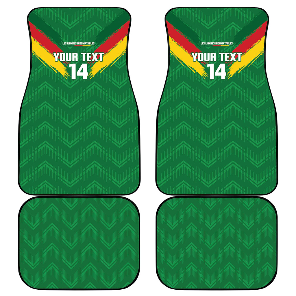 Cameroon Football Custom Car Mats Reunification Monument Les Lionnes Indomptables