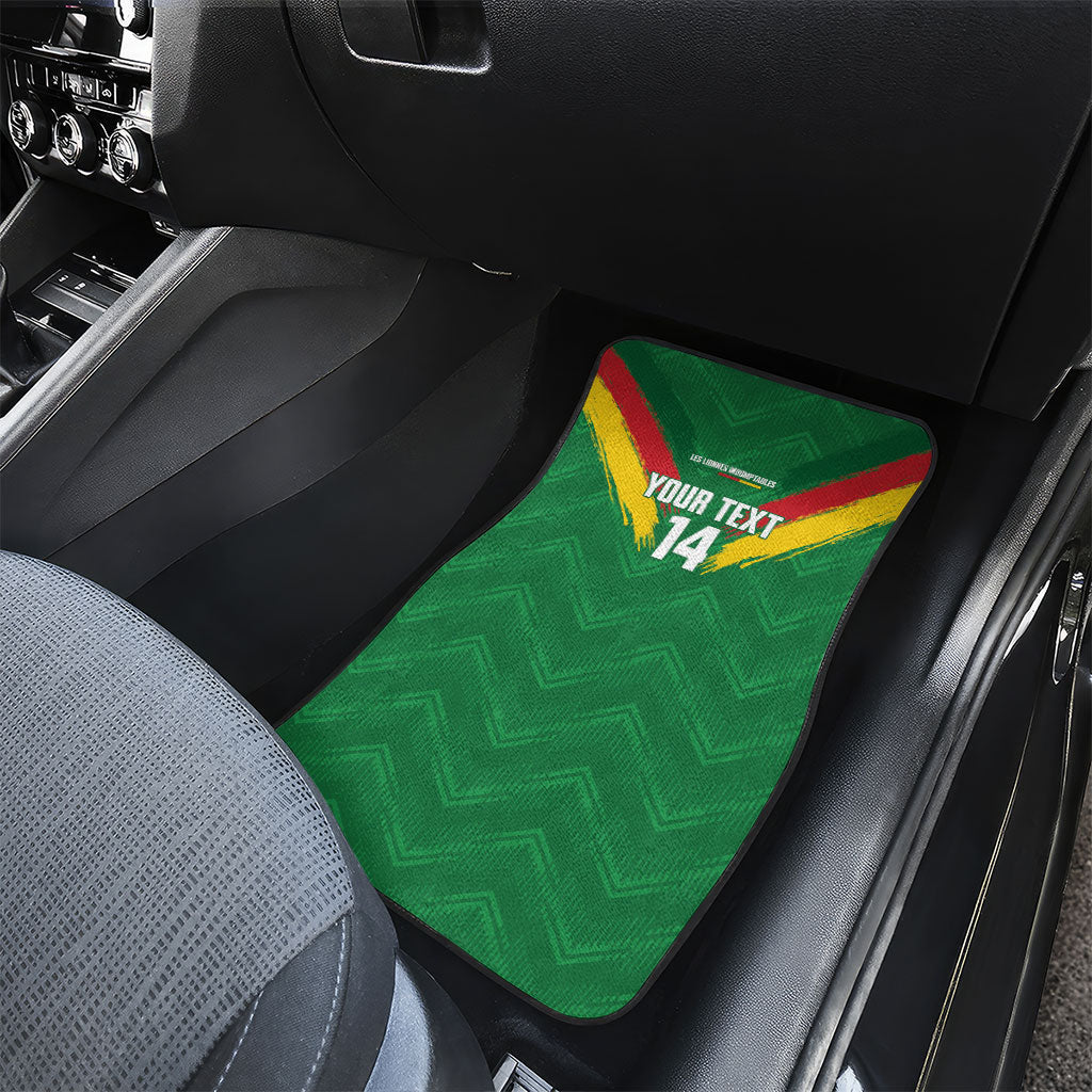 Cameroon Football Custom Car Mats Reunification Monument Les Lionnes Indomptables