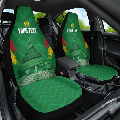 Cameroon Football Custom Car Seat Cover Reunification Monument Les Lionnes Indomptables