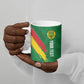 Cameroon Football Custom Ceramic Mug Reunification Monument Les Lionnes Indomptables