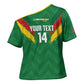 Cameroon Football Custom Cross Shoulder Shirt Reunification Monument Les Lionnes Indomptables