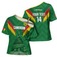 Cameroon Football Custom Cross Shoulder Shirt Reunification Monument Les Lionnes Indomptables