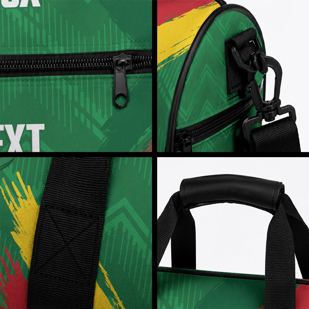 Cameroon Football Custom Duffle Bag Reunification Monument Les Lionnes Indomptables
