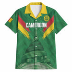 Cameroon Football Custom Hawaiian Shirt Reunification Monument Les Lionnes Indomptables