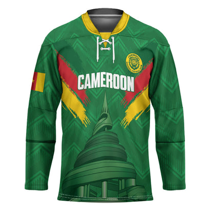 Cameroon Football Custom Hockey Jersey Reunification Monument Les Lionnes Indomptables