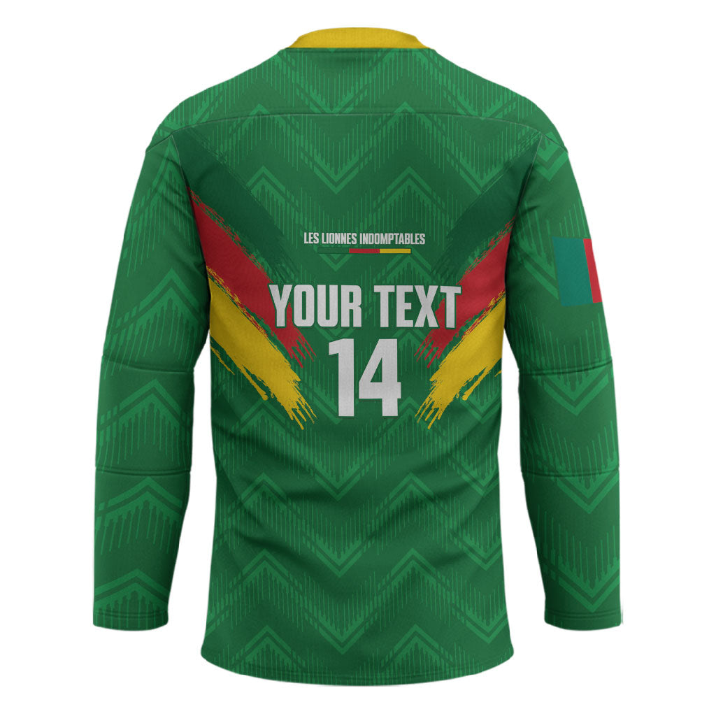Cameroon Football Custom Hockey Jersey Reunification Monument Les Lionnes Indomptables
