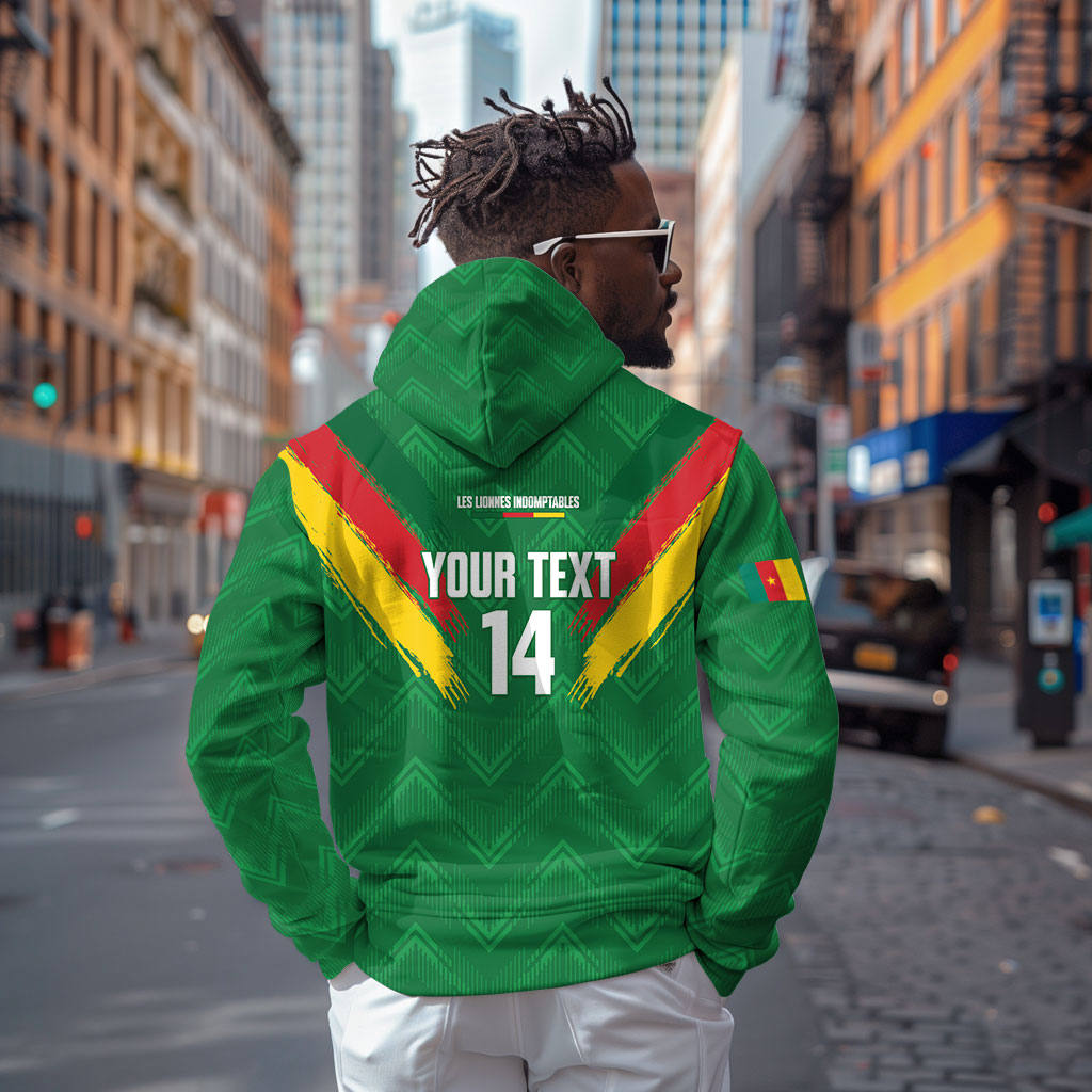 Cameroon Football Custom Hoodie Reunification Monument Les Lionnes Indomptables