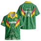 Cameroon Football Custom Kid Hawaiian Shirt Reunification Monument Les Lionnes Indomptables