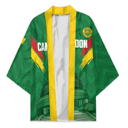 Cameroon Football Custom Kimono Reunification Monument Les Lionnes Indomptables