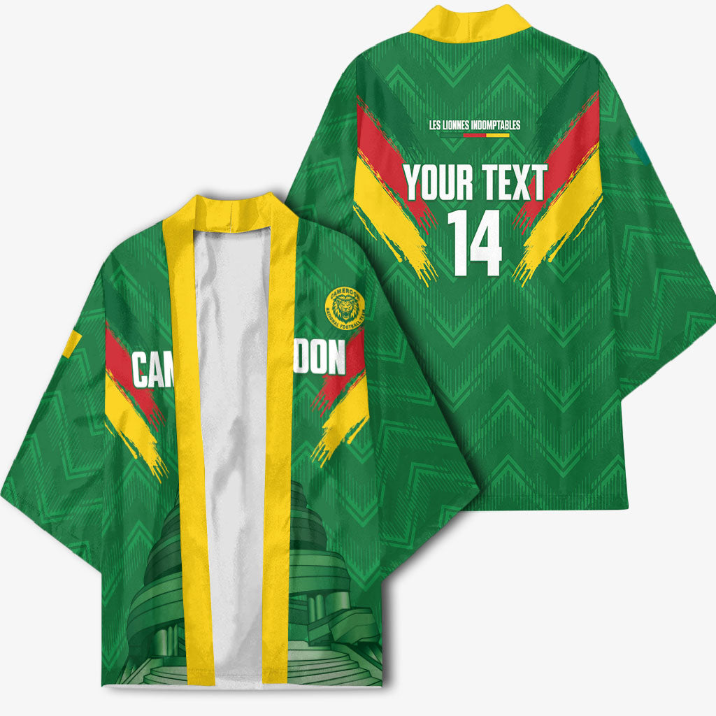 Cameroon Football Custom Kimono Reunification Monument Les Lionnes Indomptables