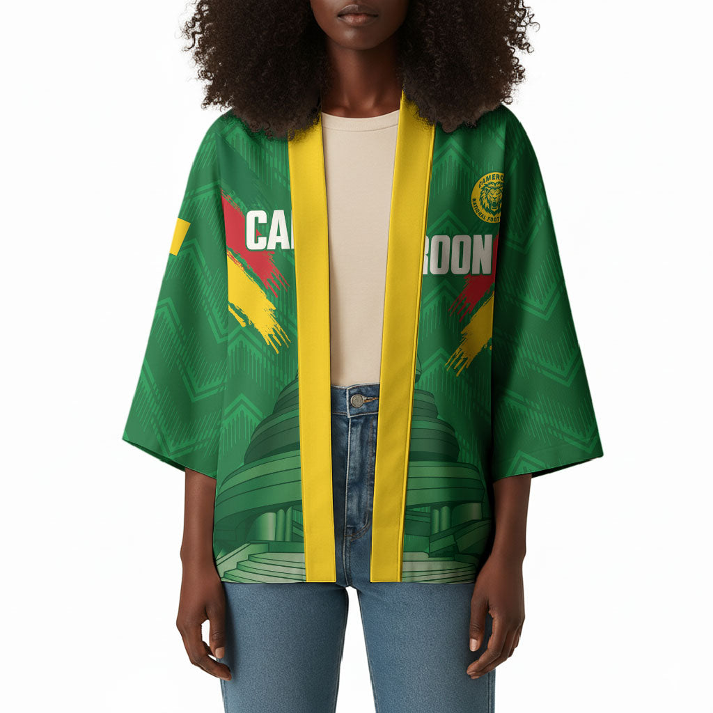 Cameroon Football Custom Kimono Reunification Monument Les Lionnes Indomptables