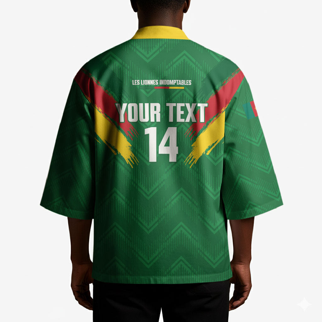 Cameroon Football Custom Kimono Reunification Monument Les Lionnes Indomptables