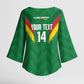Cameroon Football Custom Kimono Sleeve Blouse Reunification Monument Les Lionnes Indomptables