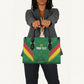 Cameroon Football Custom Leather Bag Reunification Monument Les Lionnes Indomptables