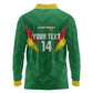 Cameroon Football Custom Long Sleeve Polo Shirt Reunification Monument Les Lionnes Indomptables
