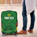 Cameroon Football Custom Luggage Cover Reunification Monument Les Lionnes Indomptables