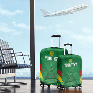 Cameroon Football Custom Luggage Cover Reunification Monument Les Lionnes Indomptables