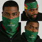 Cameroon Football Custom Neck Gaiter Reunification Monument Les Lionnes Indomptables