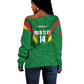 Cameroon Football Custom Off Shoulder Sweater Reunification Monument Les Lionnes Indomptables